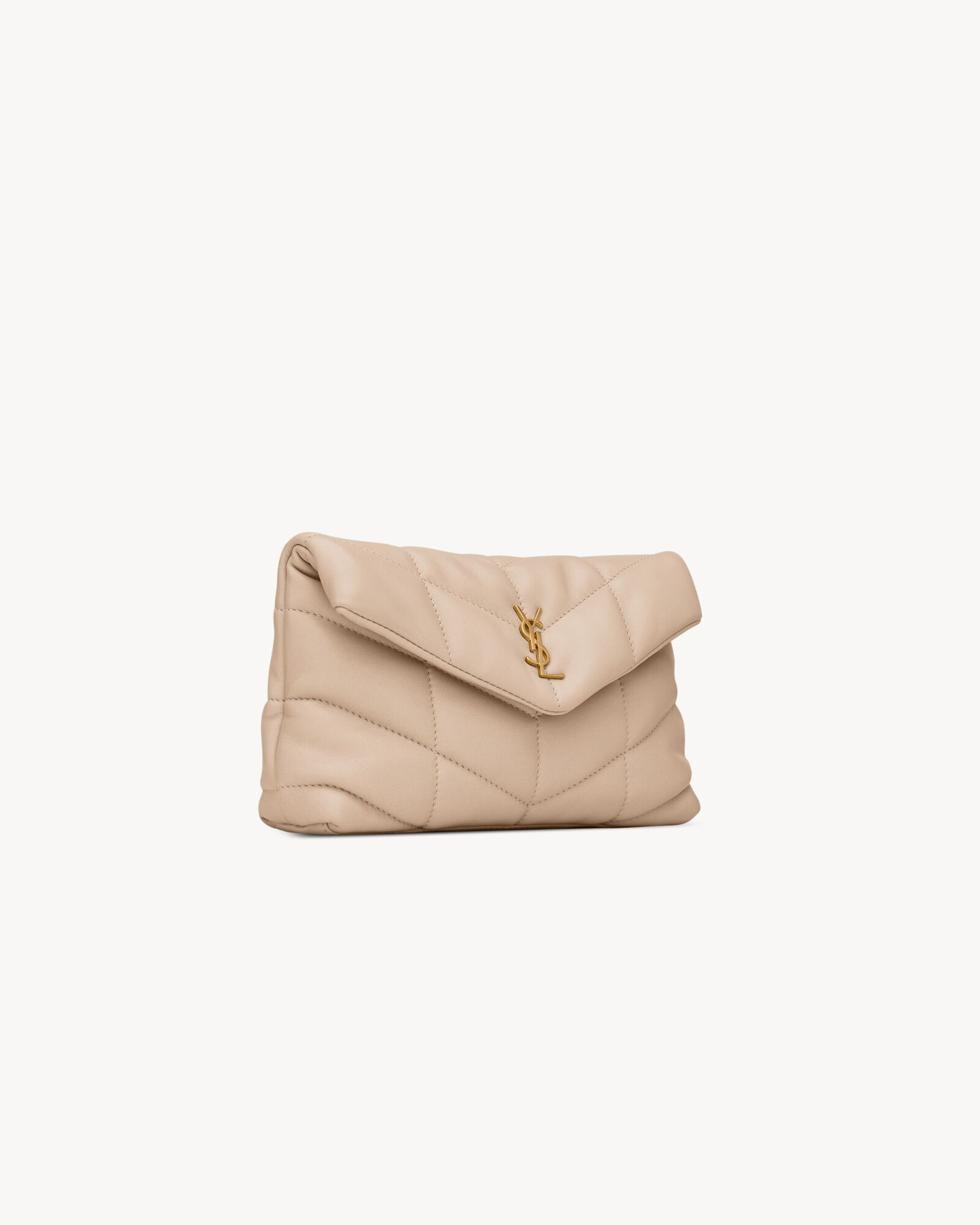 puffer small pouch in quilted lambskin | Saint Laurent Inc. (Global)