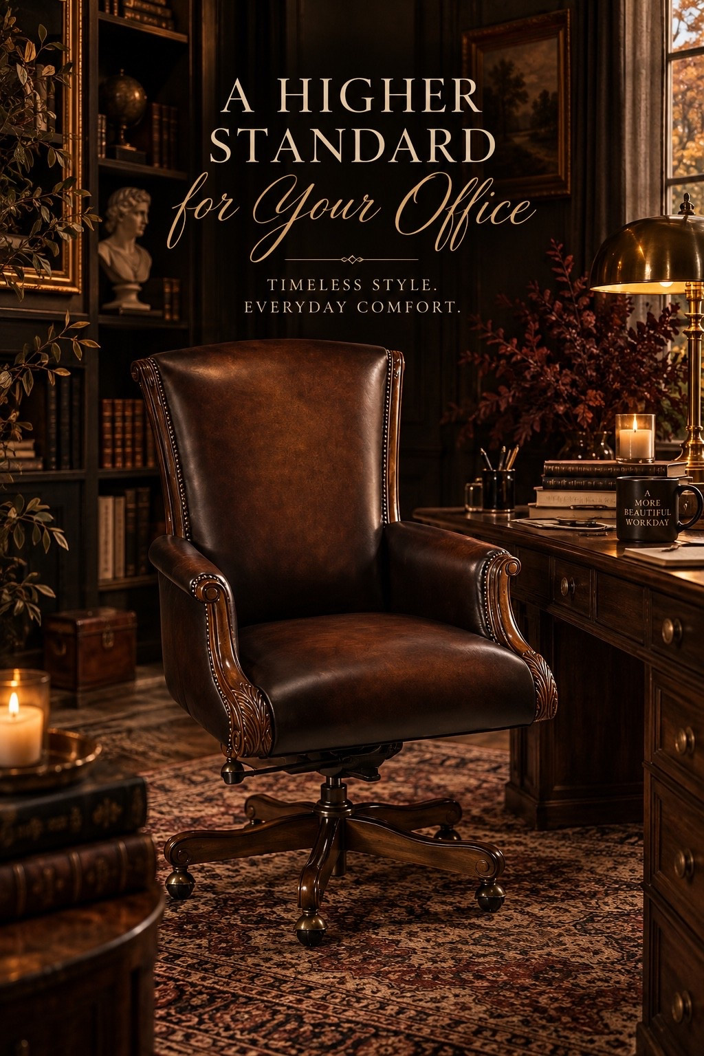 Your office should work hard without looking like it does. 🤎 A rich leather chair brings that old-world, executive feel to a workspace while still giving you the comfort you actually need for long days at your desk.

It’s the kind of Amazon find that makes the whole room look more established, collected, and expensive—without the designer furniture price tag. ✨

#AmazonFinds #AmazonHome #HomeOffice #OfficeChair #HomeOfficeDecor #OfficeInspo #LuxuryForLess #AffordableLuxury #DesignerLook #OldWorldInteriors #TraditionalInteriors #TimelessInteriors #ClassicInteriors #ElevatedHome #CallsignDesign