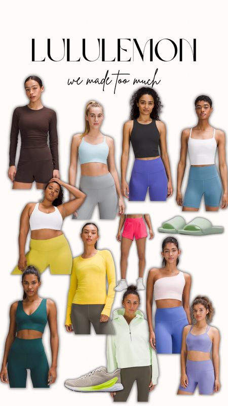Shop the “we made too much folder” at Lululemon now!! So many cute products & the most fun colors 😍

#LTKfindsunder100 #LTKfitness #LTKstyletip