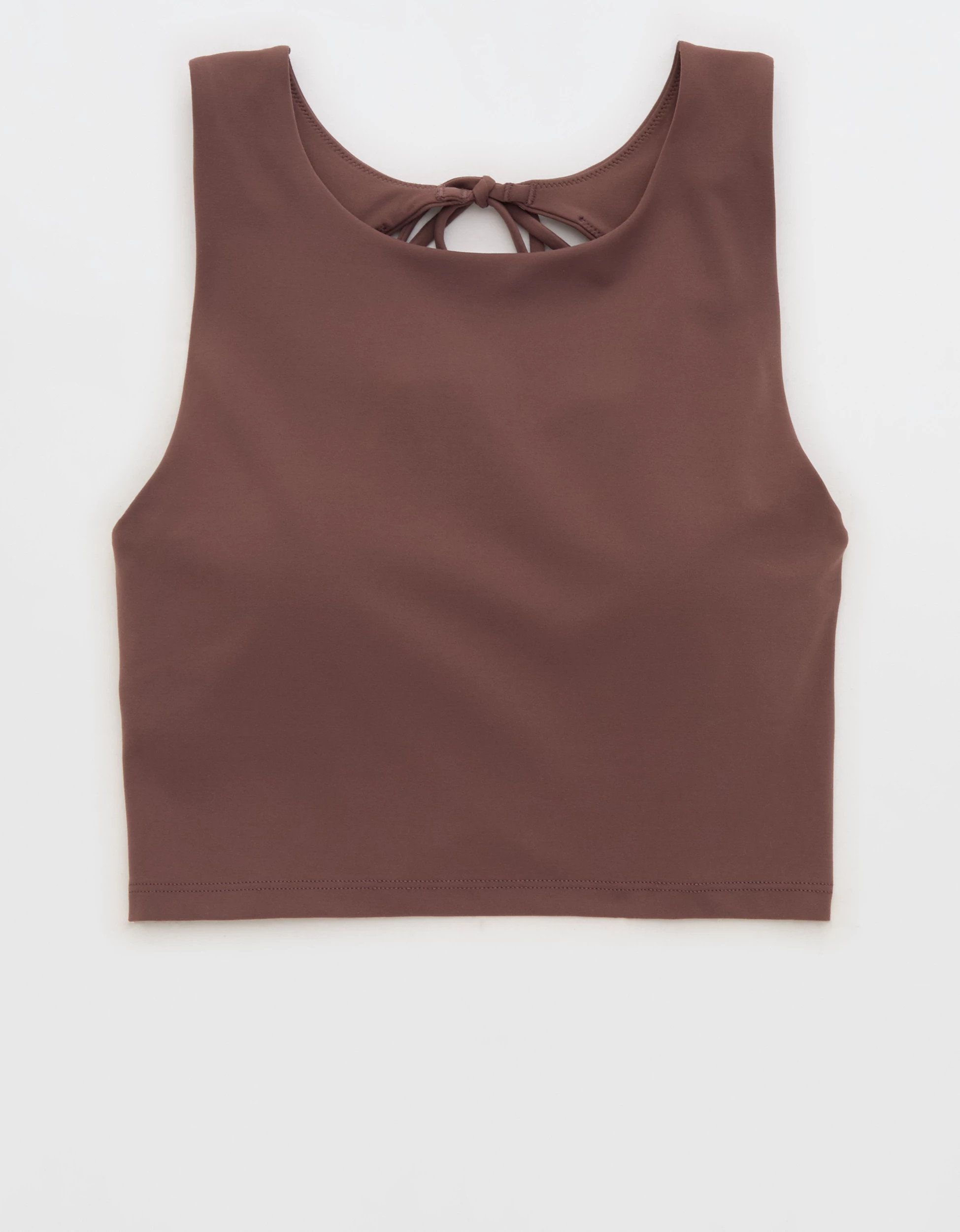 OFFLINE By Aerie Real Me XTRA Tie Back Longline Sports Bra | Aerie