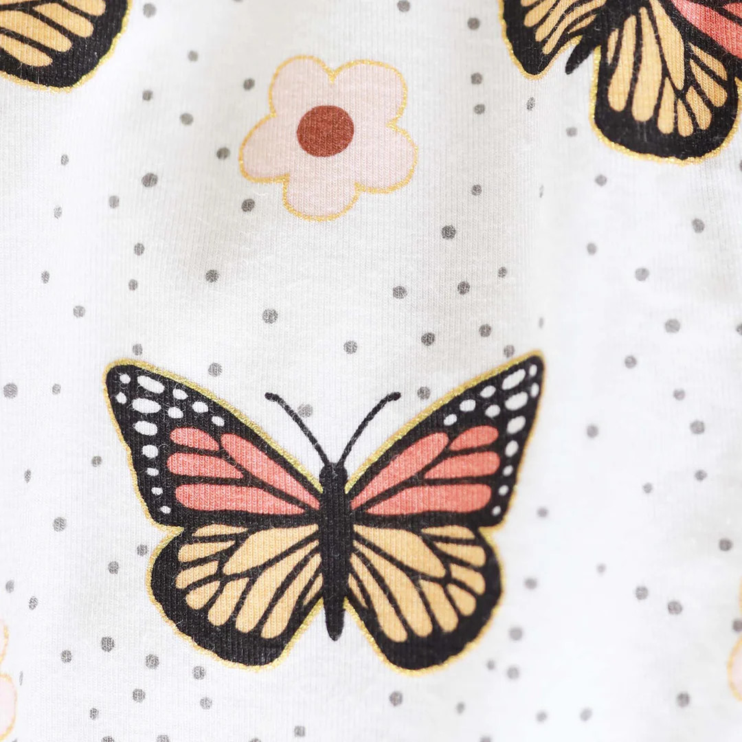 Butterfly Kisses Convertible Zip Romper | Caden Lane
