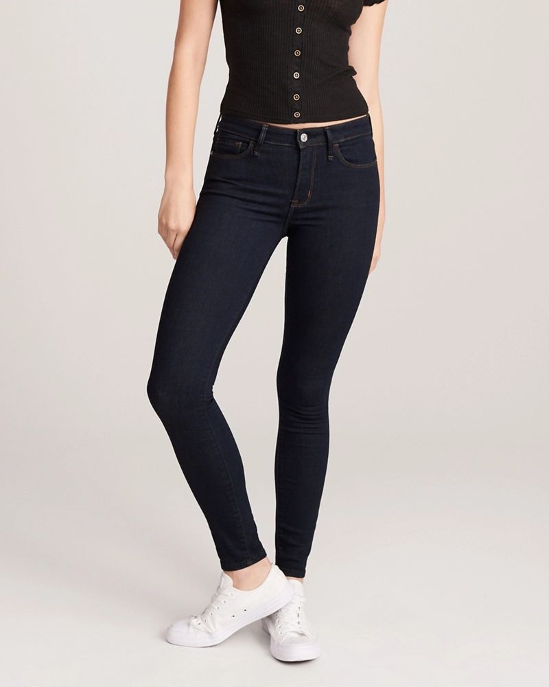 High Rise Super Skinny Jeans | Abercrombie & Fitch US & UK