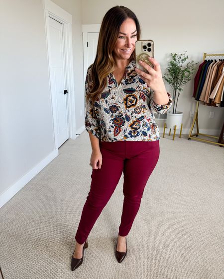 Fall Workwear Outfit from Maurices

Fit tips: Blouse L, tts // Pants 12 R, tts

Fall fashion  Fall blouse  Workwear  Pull-on slacks  Fall workwear  Outfit inspiration 

#LTKmidsize #LTKstyletip #LTKworkwear