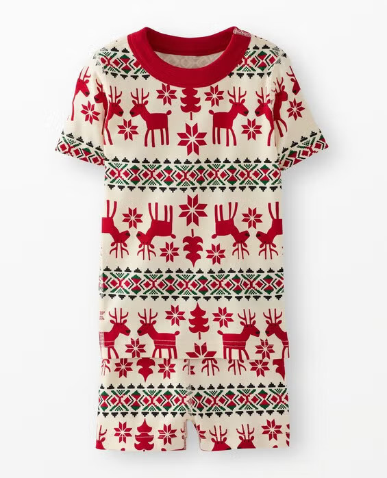 Baby Holiday HannaJams™ Pajama Set in Dear Deer - 100% Organic Combed Cotton - Size 12-18 mos by Hanna Andersson | Hanna Andersson