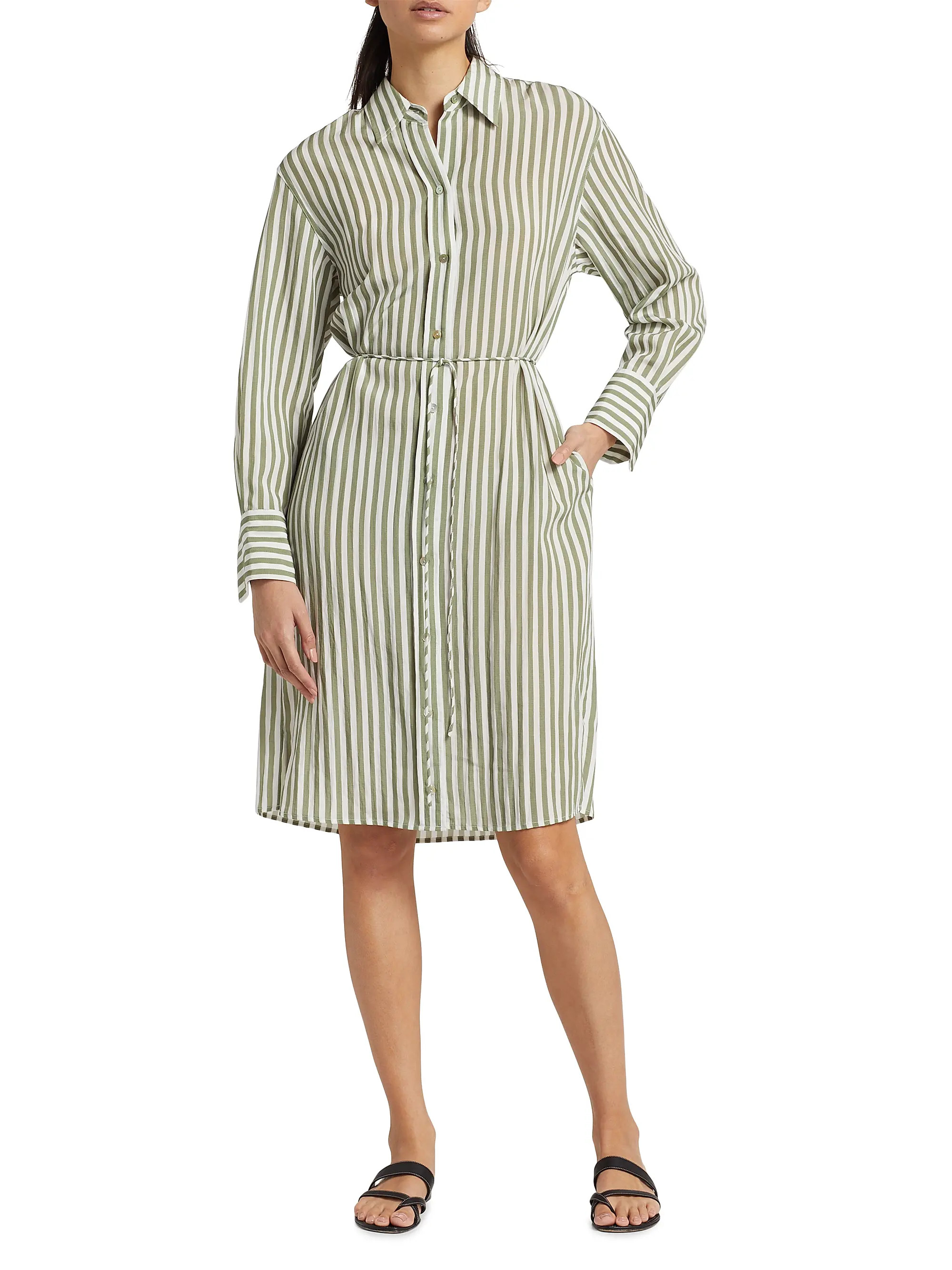 Coast Striped Shirtdress | Saks Fifth Avenue