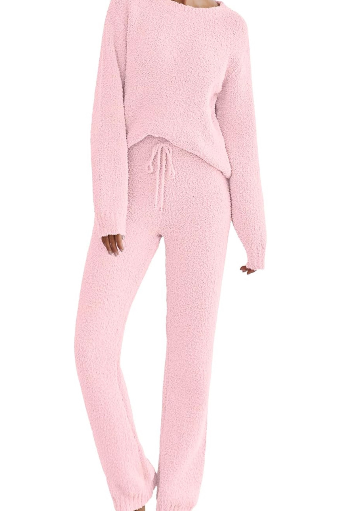 WOMEN’S PINK FUZZY SET | These cold temps in the South are no joke! For all you Northerners, we don’t know how you live through a whole winter like this! 🥶 If you’re in need of a cozy set for snuggling up at home or running errands, this one is a great pick! Reminds me of Barefoot Dreams material, comes in 11 colors (you know I’m always going to choose pink 🩷) and under $55. 

#LTKSeasonal #LTKFindsUnder100 #LTKTravel