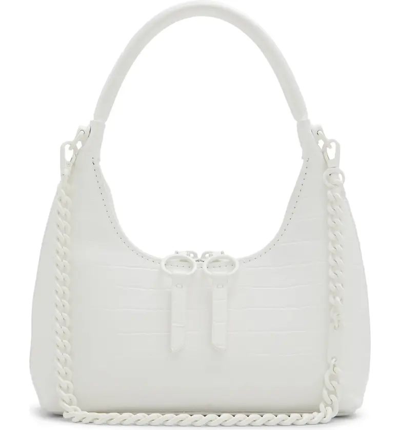 ALDO Yvanax Croc Embossed Faux Leather Top Handle Bag | Nordstrom | Nordstrom