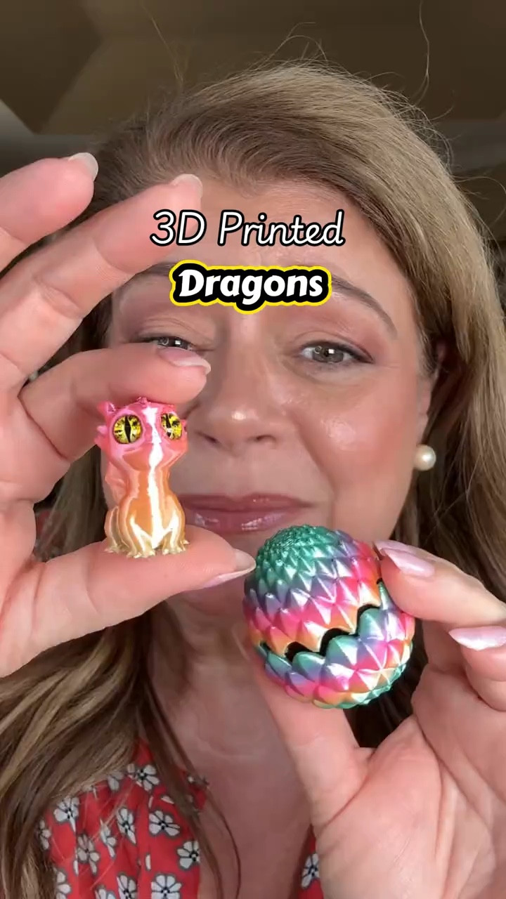 Love these for the kids classroom party gifts 💚🐉 the kids would love
them
#eggs #toys #dragons #3dprinteddragon