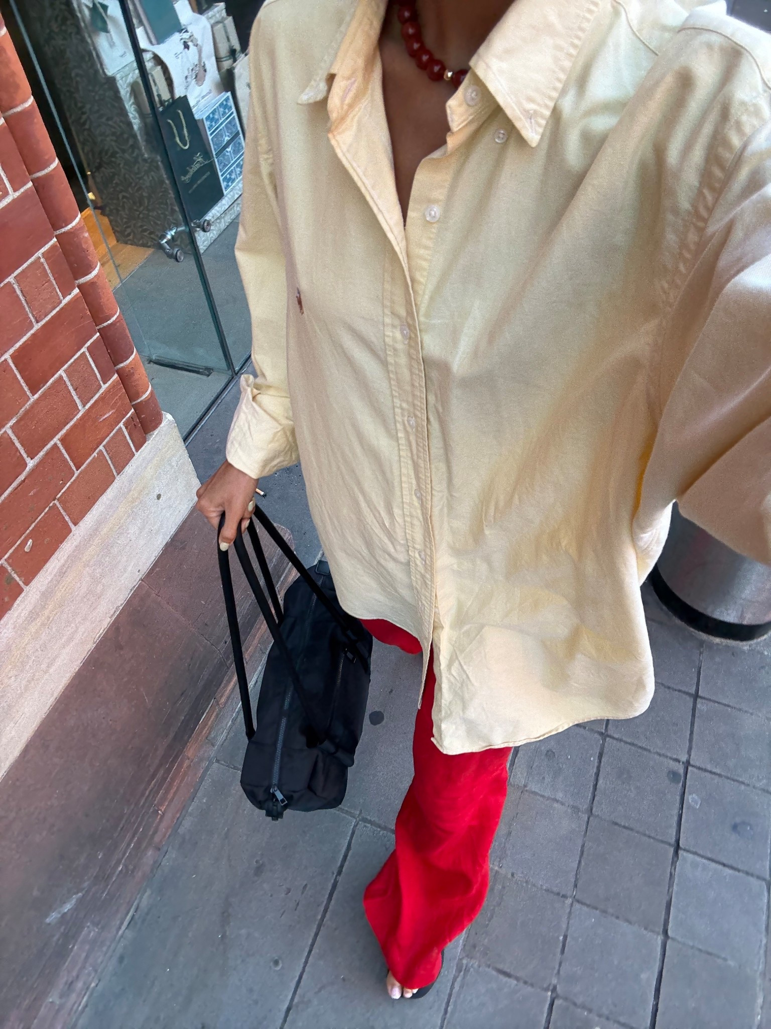 a full thrifted look on this sunny day but linked a similar butter yellow shirt

#LTKuk #LTKsummer
