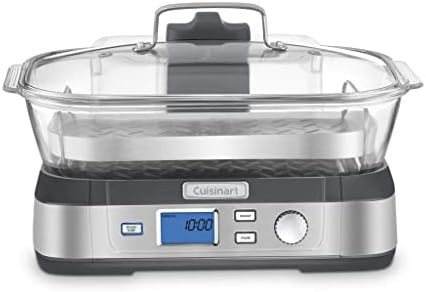 Cuisinart STM-1000 Cook Fresh Digital Glass Steamer, One Size, Stainless Steel | Amazon (US)