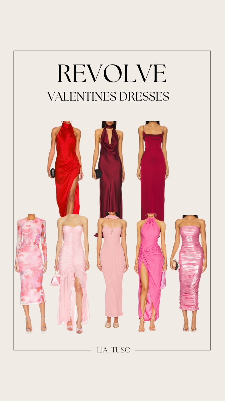 Revolve Valentines Dresses // Valentines Dress // Valentines Day Dress // Red Dress // Pink Dress // REVOLVE Samba Gown // Estelle Knit Dress // Lena Mesh Midi Dress // Suman Maxi Dress // REVOLVE Amelia Gown // Isla Dress // Irie Dress // Giules Gown 

#valentinesdress #valentinesdaydress #reddress #LTKStyleTip 

 #LTKValentine #LTKootd