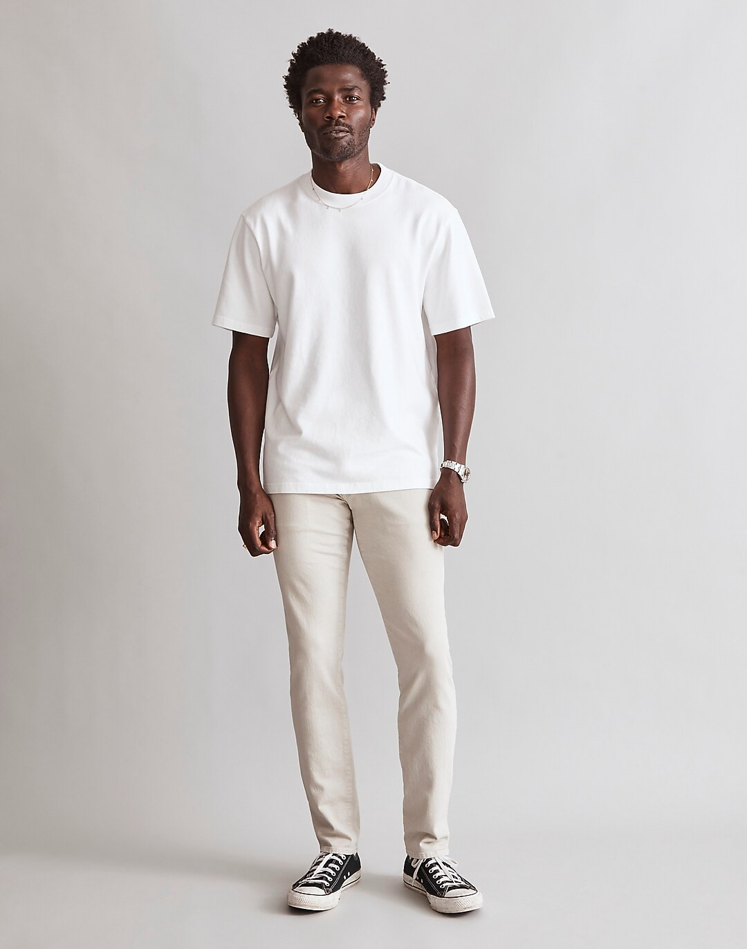 Garment-Dyed Athletic Slim Jeans | Madewell