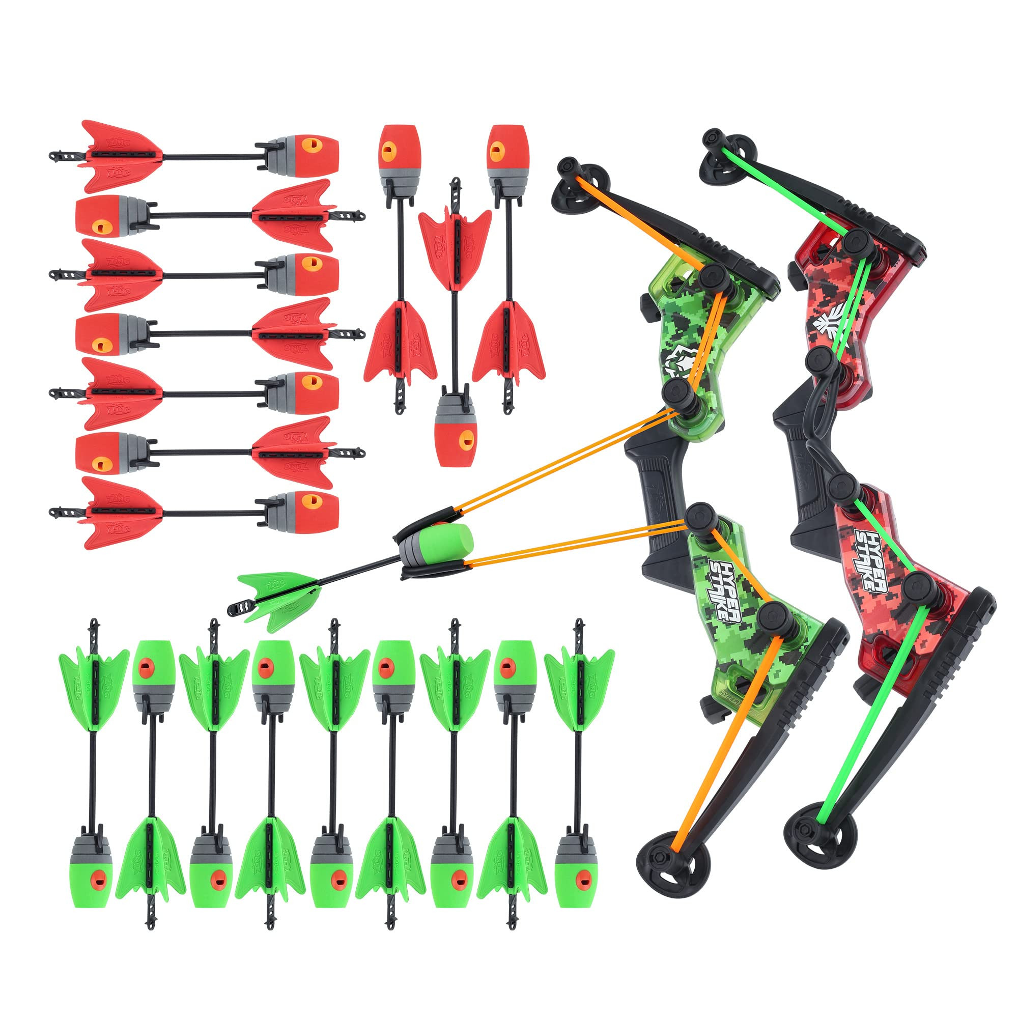 Zing HyperStrike Dominator Bow Battle Pack - 2 Dominator Bows, 20 Zonic Whistle Arrows, 2 Sets of... | Amazon (US)