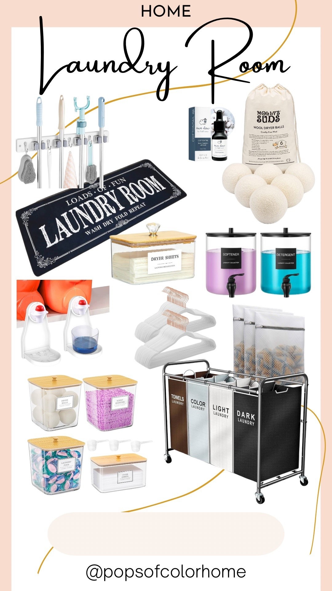 Laundry room storage and organization finds 

#LTKHome #LTKSaleAlert