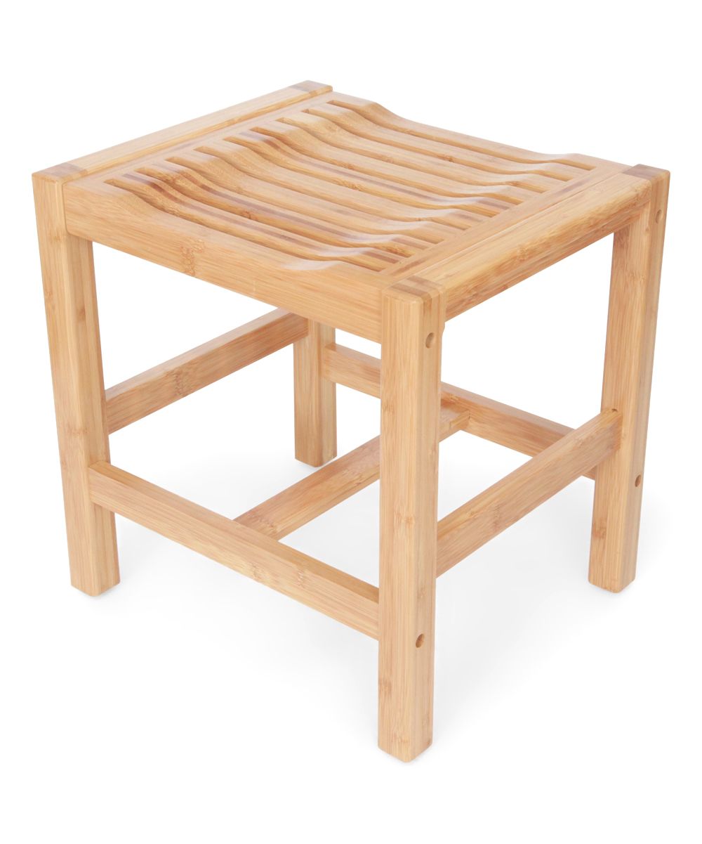 ToiletTree Shower Accessories Natural - Bamboo Shower Seat | Zulily
