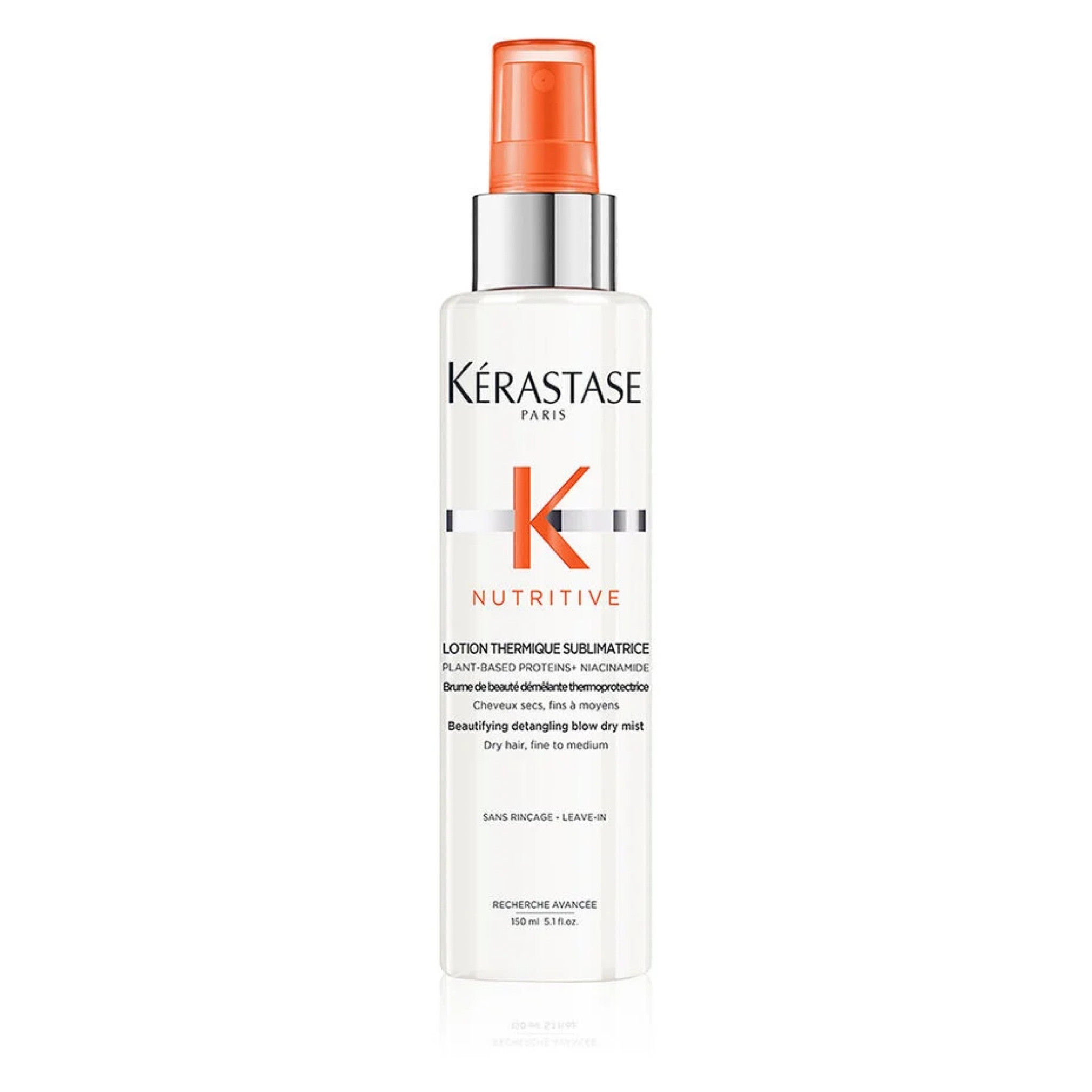 Heat protecting leave in mist for dry hair. Great for fine to medium hair. Spray the product section by section throughout lengths of towel-dried, damp hair. Proceed to blow dry or airdry. Do not rinse.

#LTKfindsunder100 #LTKstyletip #LTKbeauty