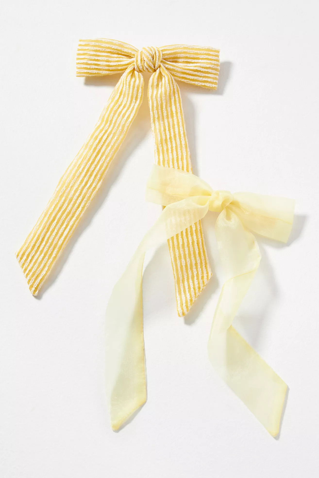Bow Barrettes, Set of 2 | Anthropologie (US)