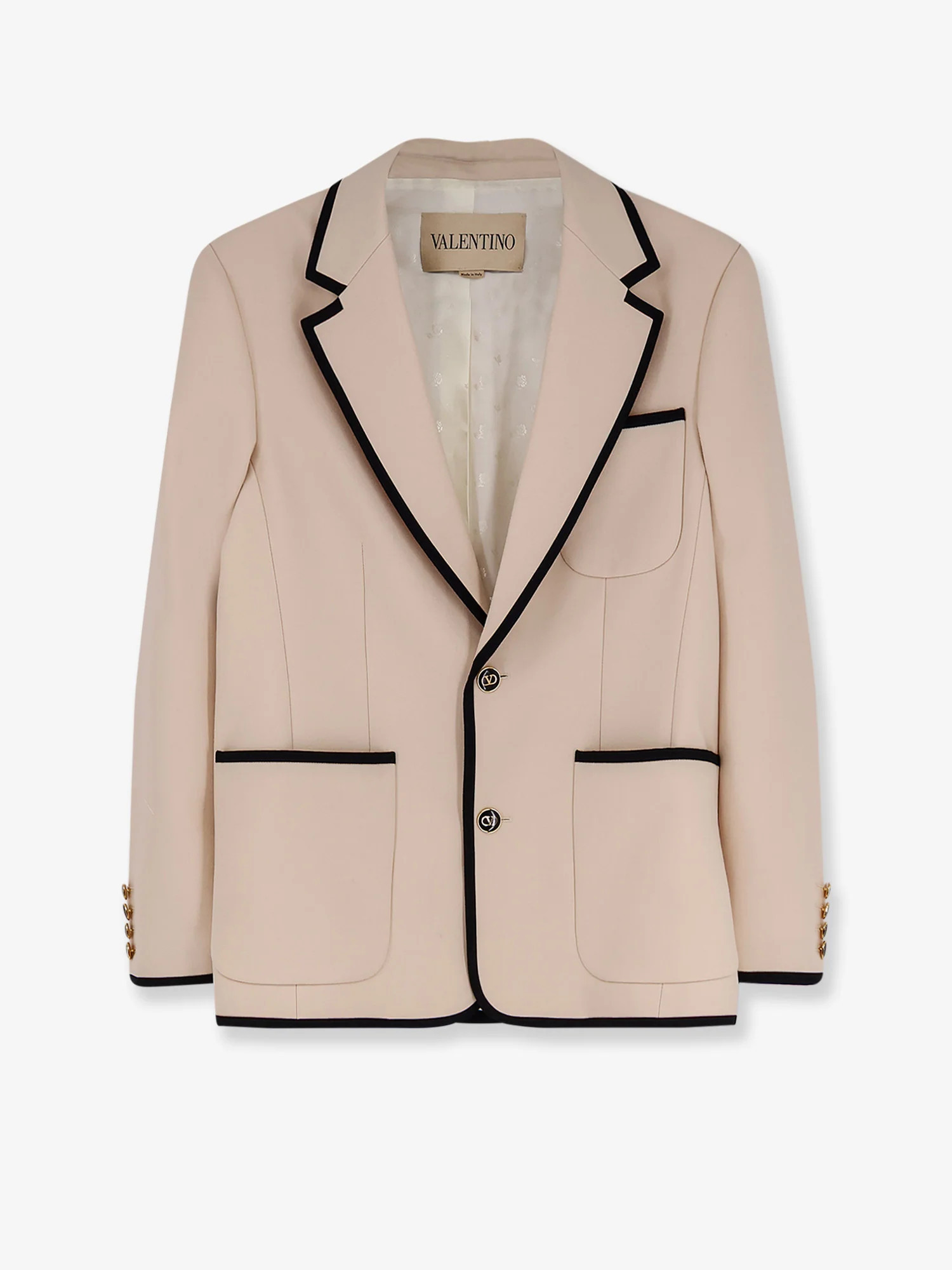 Single-breasted virgin wool blazer - VALENTINO - gender_Man | Nugnes 1920