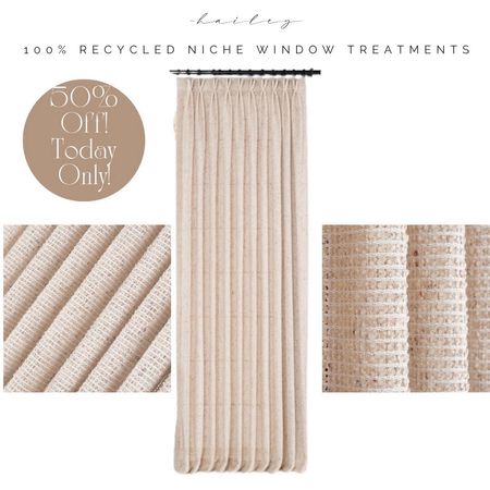 This Week’s Top Seller! Effortlessly Elegant Boho Curtains on Etsy. 100% Recycled Niche Window Treatments. 
$36.50+
50% off sale for the next 6 hours
Boho Recycled Curtain Collection, Double French Pleated Eco- Friendly Drapes, 100% Recycled Niche Window Treatments.

#LTKsalealert #LTKhome #LTKGiftGuide
