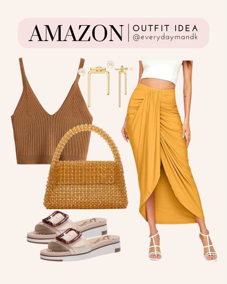 Love this two piece set - maxi skirt and crop top is a summer staple! Would be great for a vacation 💕🏝️🌸

#LTKSeasonal #LTKshoecrush #LTKtravel