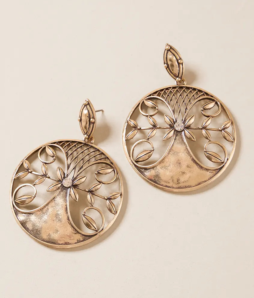 Lattice Leaf Earring | Buckle