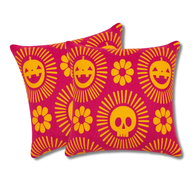 Summerween Plush Throw Pillow, Summer Patio Pool Super Cute Soft Halloween Throws for Bed Living ... | Walmart (US)