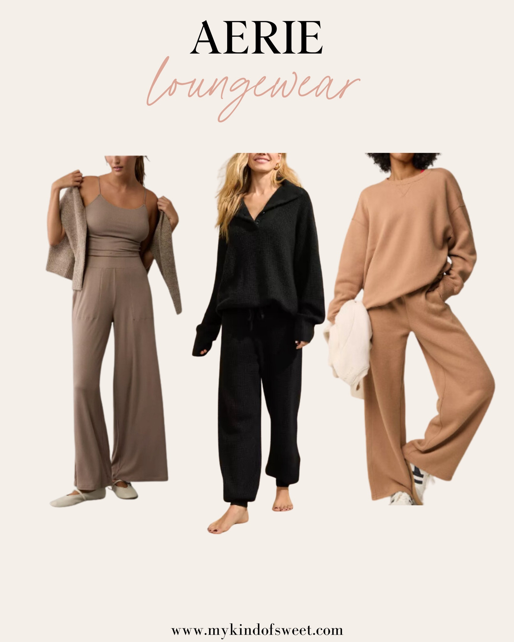 Aerie’s lounge sets will have you comfort and cozy, whether you’re hanging at home or on the go.

#LTKFindsUnder100 #LTKStyleTip
