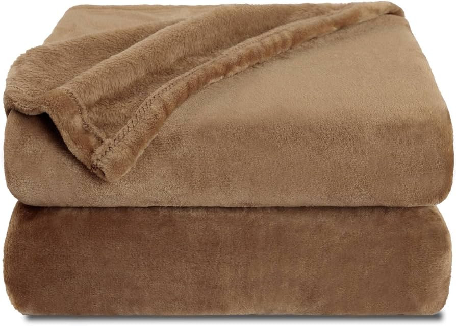 NANPIPER Fleece Blankets, Super Soft Flannel Fuzzy Blanket for Couch, Luxury Cozy Lightweight Mic... | Amazon (US)