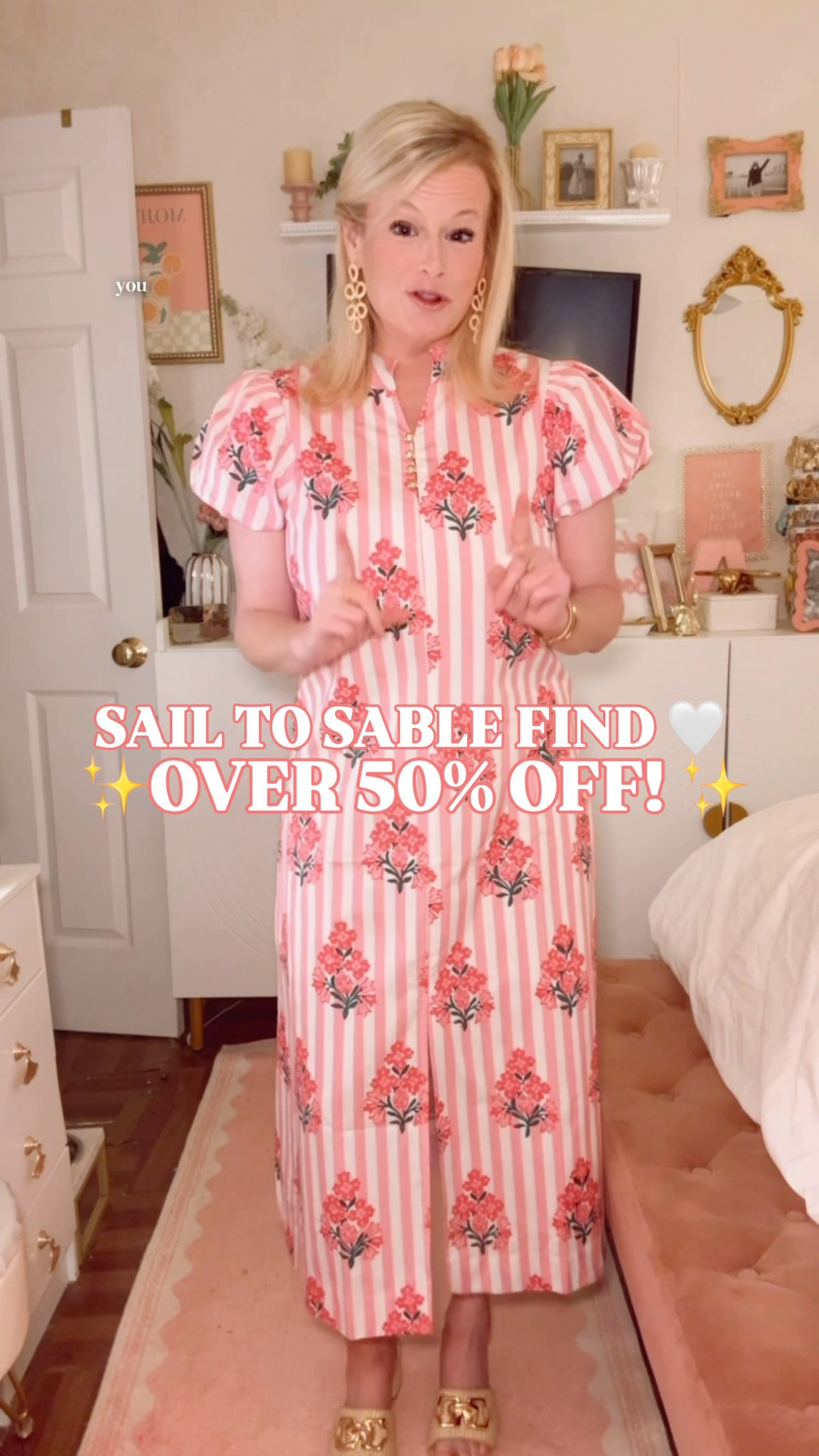 Sail to Sable dress, TJ Maxx designer find, block print midi dress, wedding guest dress, spring dress, summer dress, 100% cotton dress

Sail to Sable at TJ Maxx is exactly the kind of designer find you do not scroll past.

This block print midi dress has that polished Palm Beach, preppy resort, boutique dress energy Sail to Sable does so well, but at a TJ Maxx price. The 100% cotton fabric feels breathable and substantial, the block print gives it that expensive-looking summer charm, and the puff sleeves, split neckline, and midi length make it feel feminine. 

I’m in a medium. Easy, flattering fit.

This is such a strong dress for spring events, summer events, Easter, brunch, vacation, church, baby showers, bridal showers, graduation parties, garden parties, beach town dinners, resort trips, and wedding guest dress season. 

Why it works:
✨ authentic Sail to Sable find
✨ TJ Maxx designer dress
✨ 100% cotton
✨ block print midi dress
✨ puff sleeve dress
✨ split neck dress
✨ preppy Palm Beach style
✨ wedding guest dress potential
✨ looks way more expensive

If you love Sail to Sable, block print dresses, preppy dresses, Palm Beach style, cotton midi dresses, spring dresses, summer dresses, wedding guest dresses, bridal shower dresses, vacation dresses, resort wear, designer look for less finds, and TJ Maxx fashion finds, this is one of those add-to-cart-before-it-disappears pieces.

sail to sable dress, tj maxx designer finds, tj maxx dress, block print midi dress, cotton midi dress, 100 cotton dress women, wedding guest dress, spring dress women, summer dress women, Easter dress women, baby shower dress, bridal shower dress, graduation dress, vacation dress women, resort dress, Palm Beach style, preppy dress women, designer look for less

#TJMaxxFinds #PreppyStyle #BlockPrintDress #DesignerForLess #WeddingGuestDress #LTKFindsUnder100 

#LTKWedding #LTKSaleAlert #LTKSeasonal
