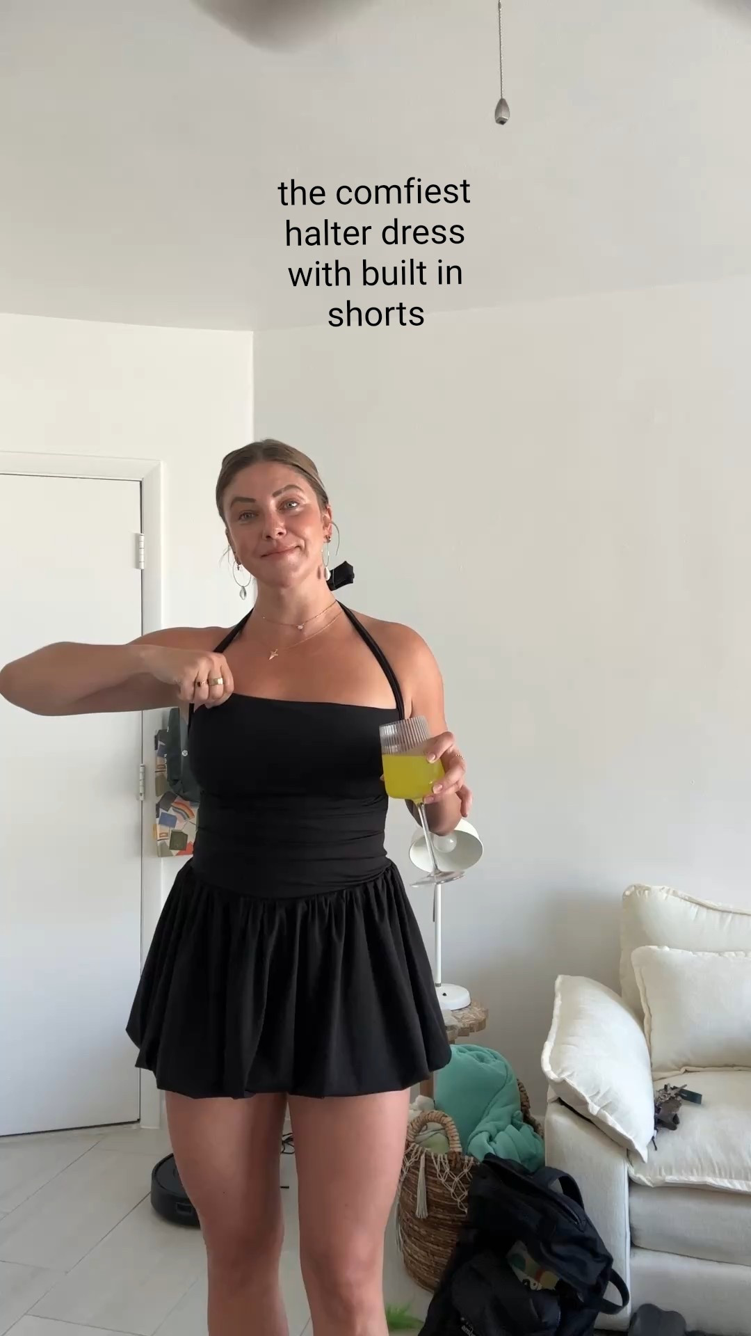 loving this bubble halter from Amazon. it just feels like I’m wearing my regular workout clothes, built in shorts and flattering material!! 

#LTKActive #LTKStyleTip #LTKTravel