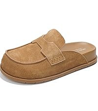 Project Cloud 100% Genuine Leather Womens Clog - Memory Foam Arch Support Non-Slip Sole Mules & C... | Amazon (US)