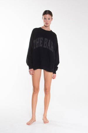 VARSITY SWEATSHIRT BLACK | The Bar