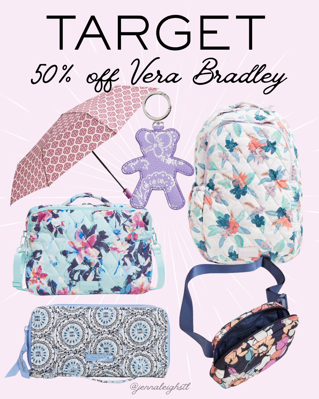 Target has 50% off select Vera Bradley bags and accessories right now 

 #LTKSaleAlert #LTKMidsize #LTKTravel