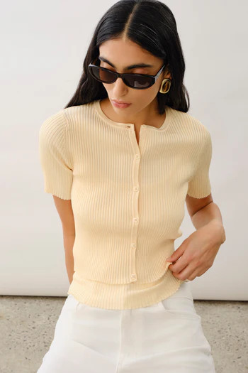 ADELITA | Shimmery Rib Knit Maxi Dress | LAMARQUE