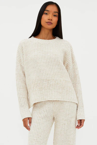 Callie Sweater Snow Cloud | Beach Riot