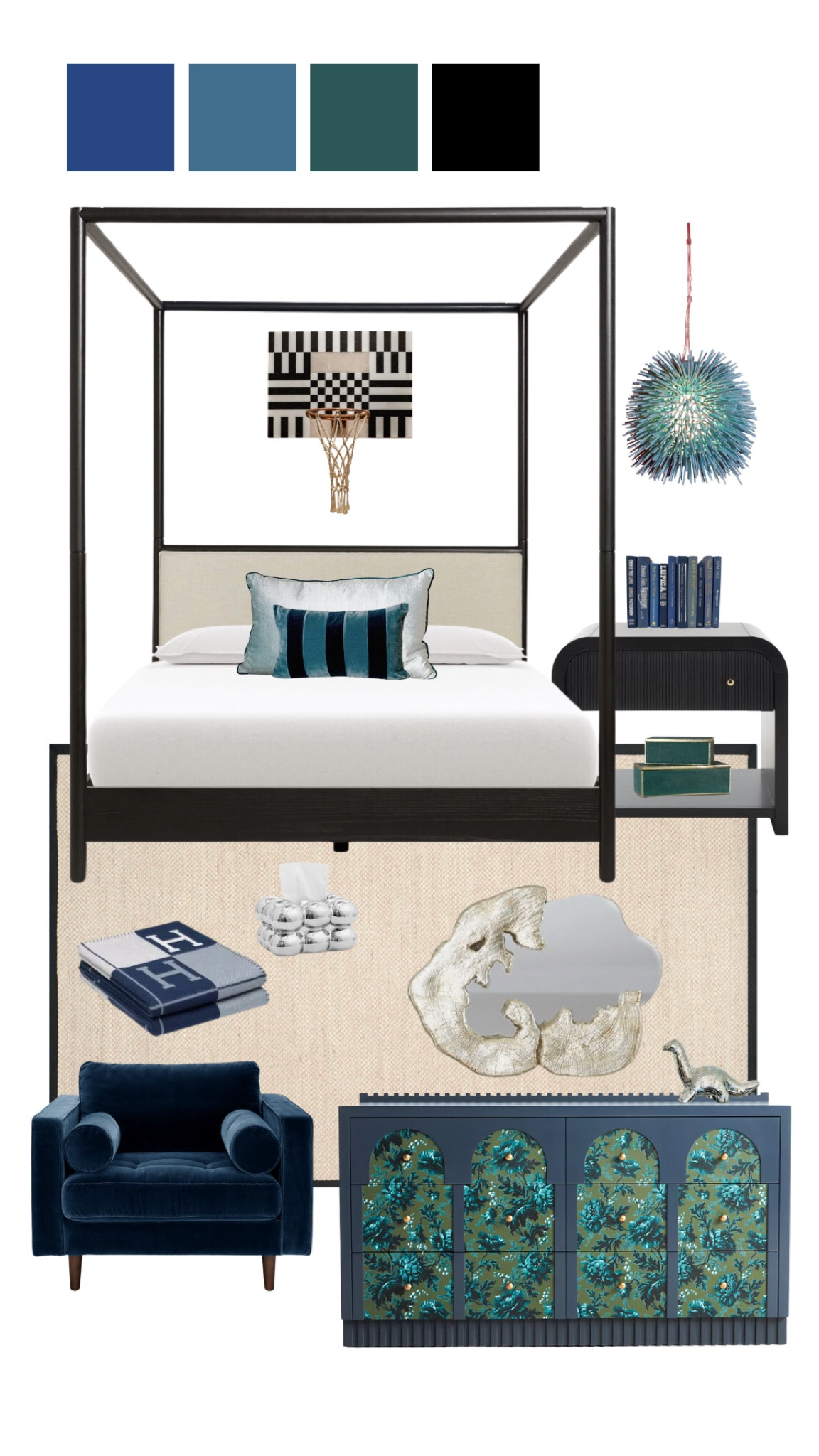 Blue on blue on black 🖤 love this modern take 🥰😍

#LTKHoliday #LTKbeauty #LTKGiftGuide