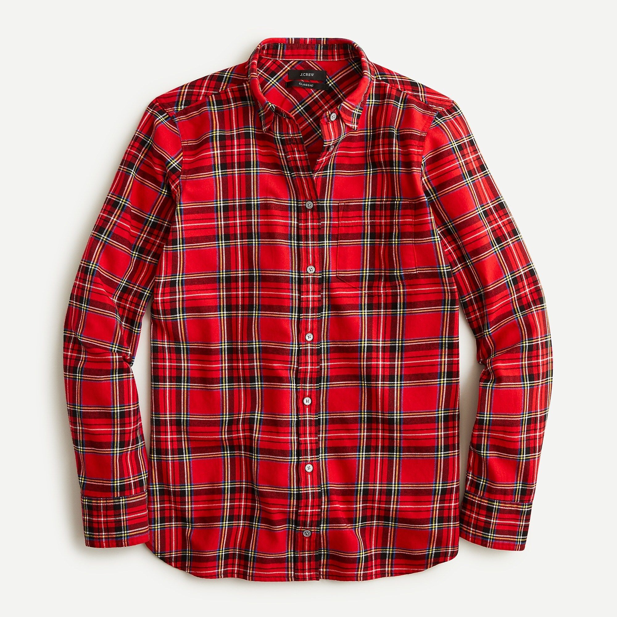Classic-fit boy shirt in flannel | J.Crew US