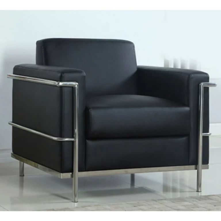 Best Master Furniture Executive Faux Leather Club Accent Chair - Walmart.com | Walmart (US)