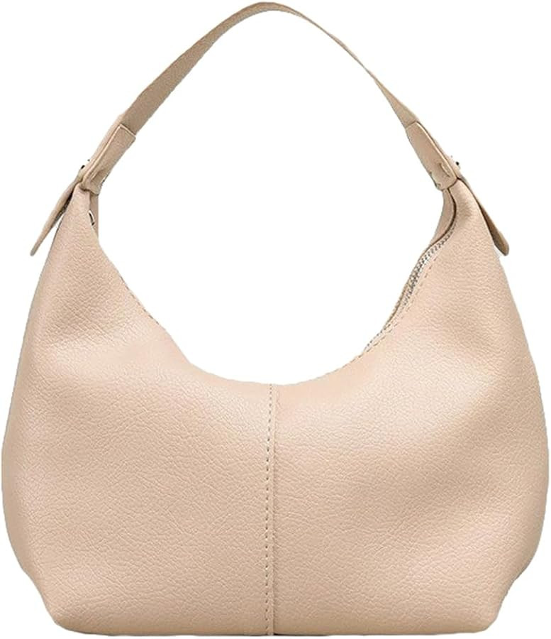 Trendy Crescent Shoulder Bags for Women Leather Hobo Tote Handbag Slouchy Top-Handle Bag Underarm... | Amazon (US)