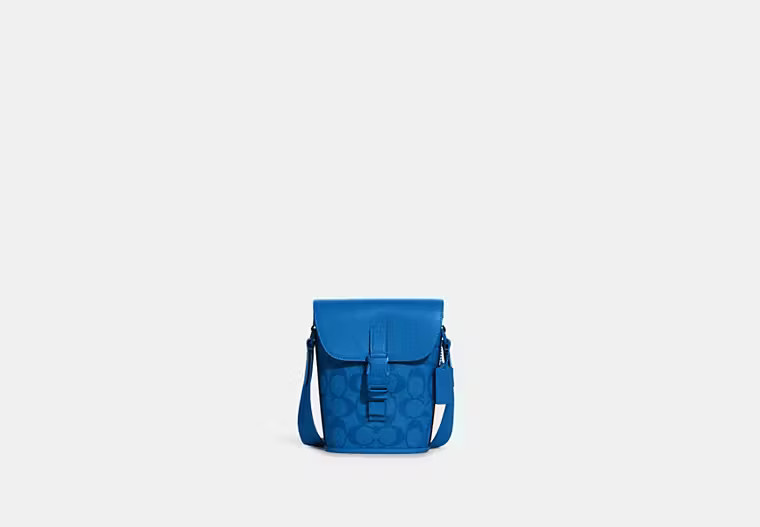 Track Small Flap Crossbody In Signature Canvas | Coach Outlet US