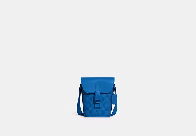 Track Small Flap Crossbody In Signature Canvas | Coach Outlet