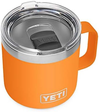 YETI Rambler 14 oz Mug, Vacuum Insulated, Stainless Steel with MagSlider Lid | Amazon (US)