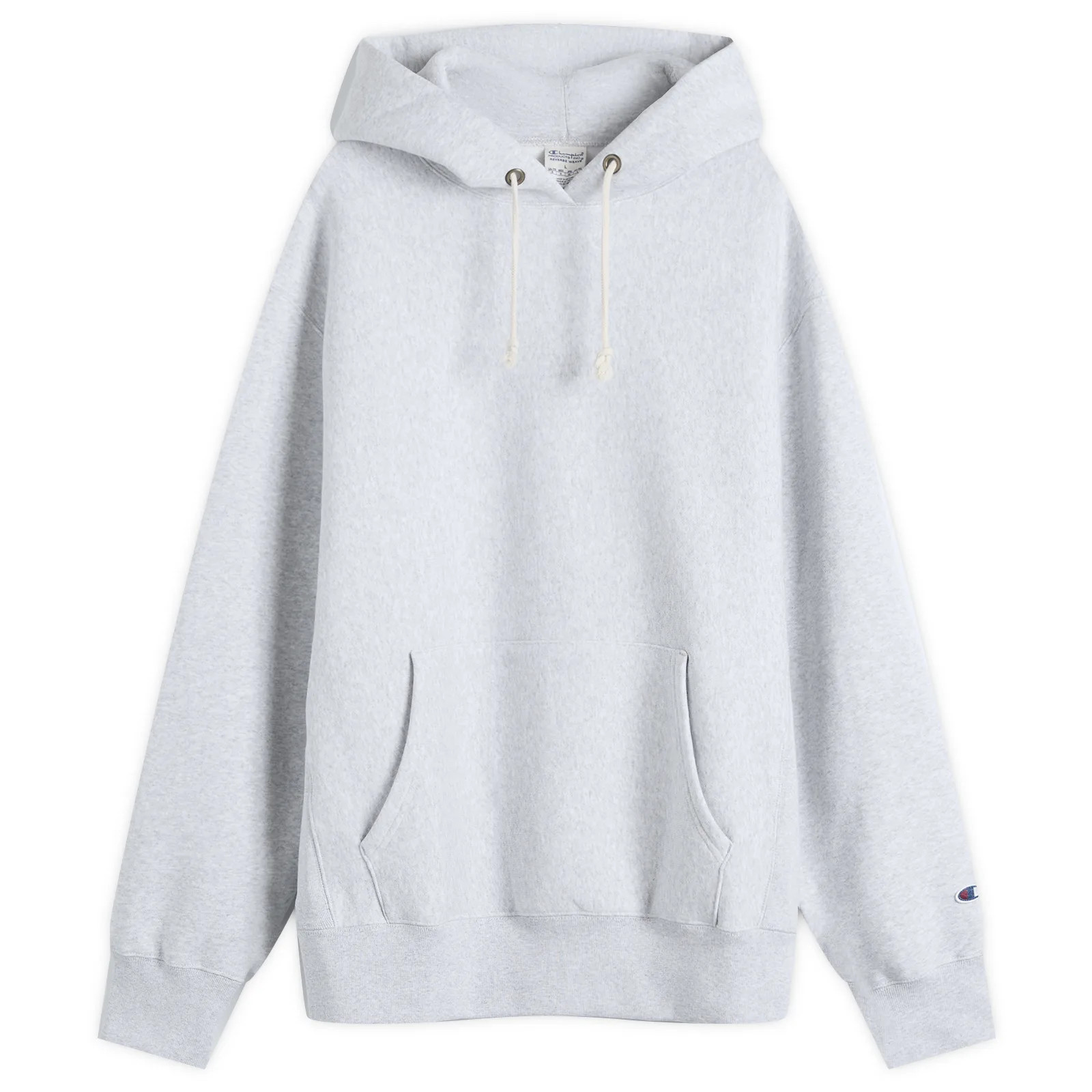 Champion Men's Classic Hoodie in Grey Marl, Size X-Large | END. Clothing