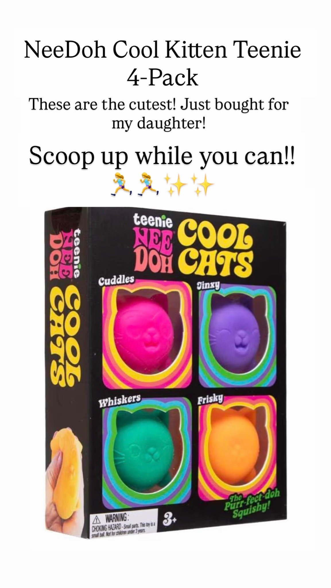 NeeDoh Cool Kitten Teenie Needoh 4 Pack

#LTKKids