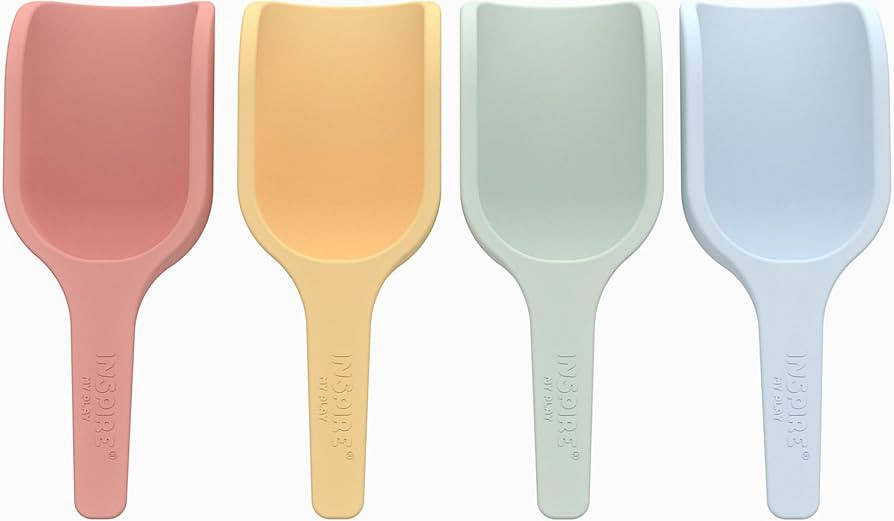 Inspire My Play - 4 x Mini Silicone Scoops - Perfect for Sensory PlayTray - Sensory Bin Accessori... | Amazon (US)