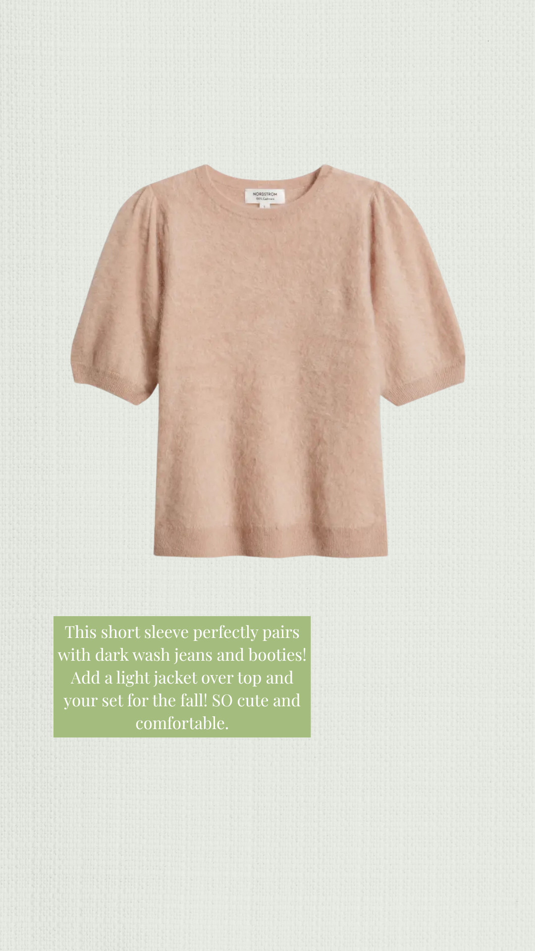 Such a chic cashmere top! 

 #LTKdayinmylife #LTKootd #LTKmorningroutine