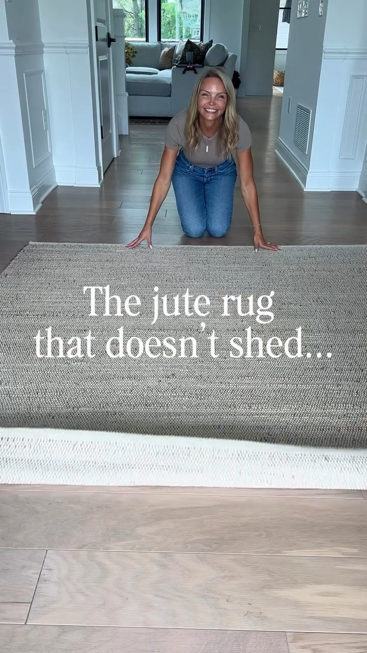 No more shedding, no mess 🤍

This jute rug gives that modern organic look but actually works — lays flat and holds up so well.

#LTKHome