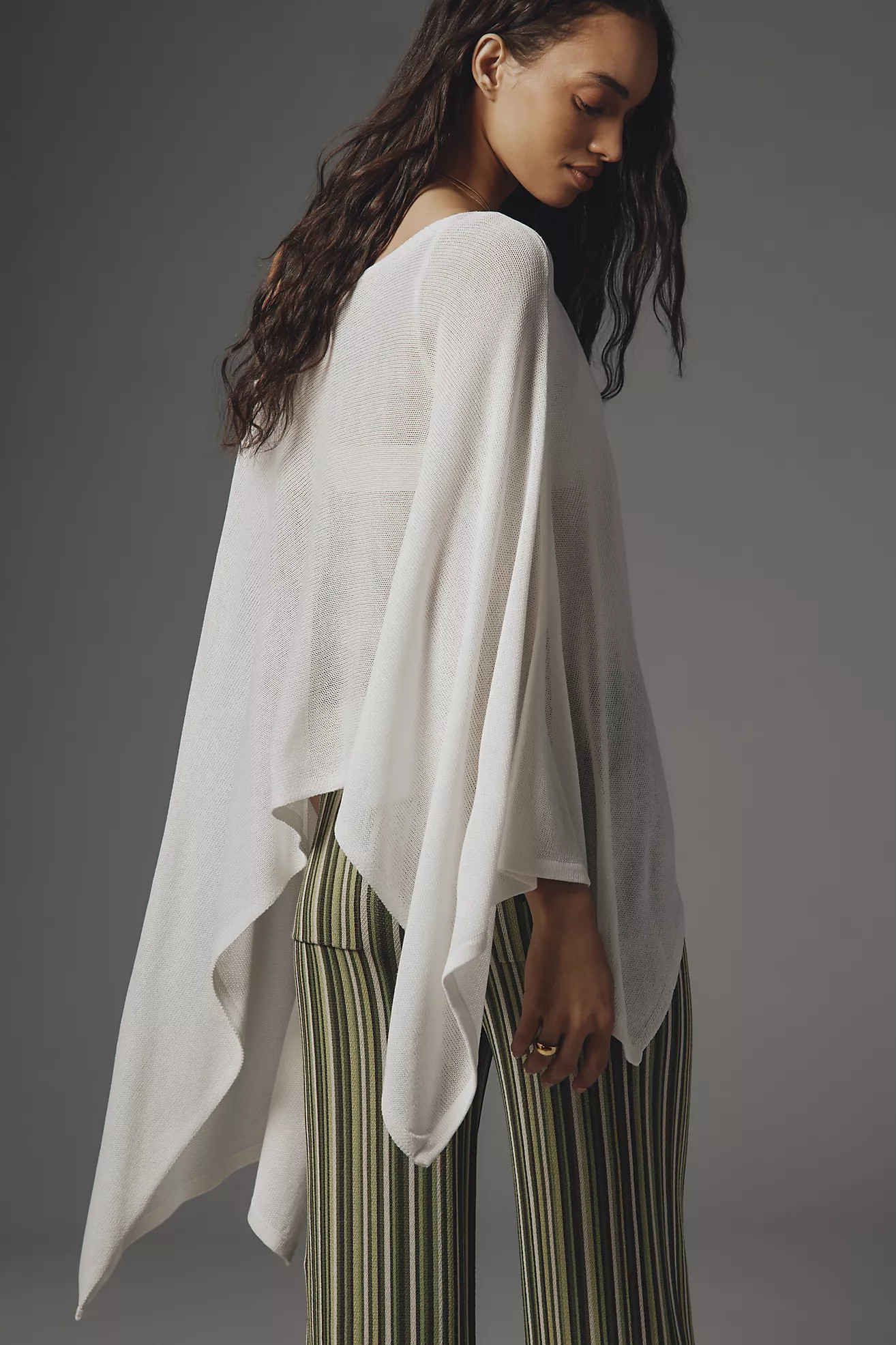 Mare Mare Thin Knit Poncho | Anthropologie (US)