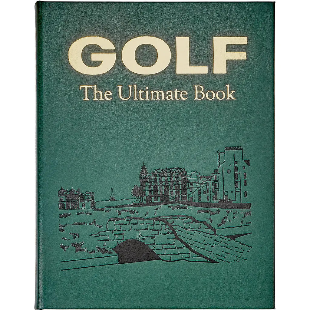 Graphic Image Golf The Ultimate Book Leather Coffee Table Book in Green at Nordstrom | Nordstrom