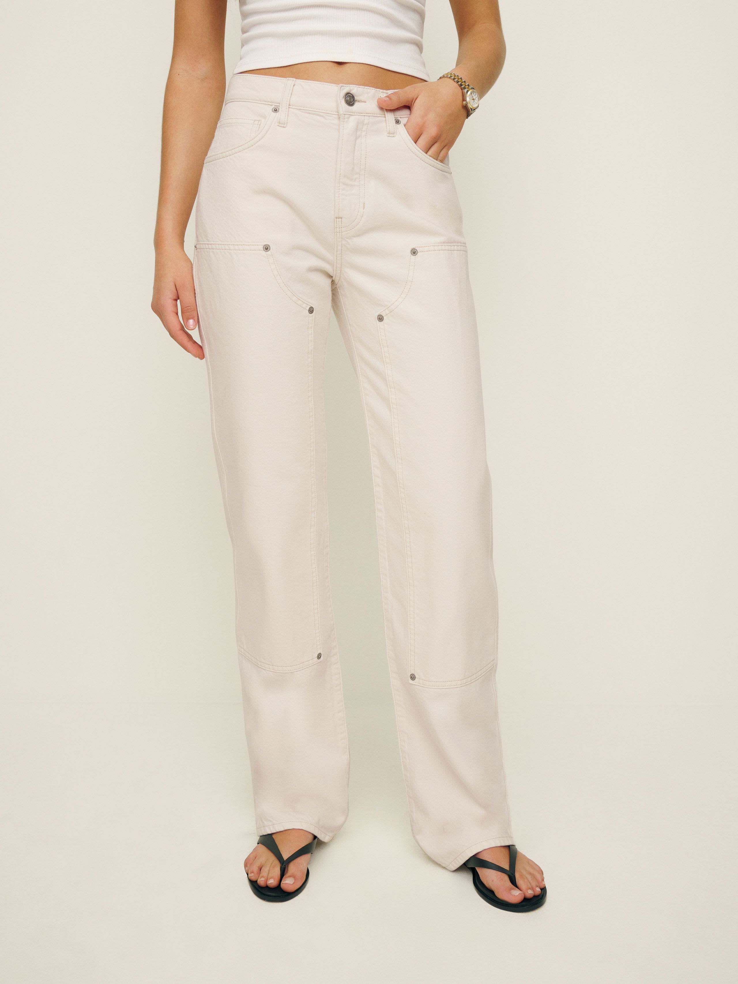 Val Carpenter 90s Mid Rise Straight Jeans | Reformation (US & AU)